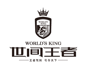 世间王者标志logo设计含义,品牌策划vi设计介绍