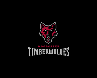 timberwolves狼头队标设计欣赏标志logo设计含义品牌策划vi设计介绍
