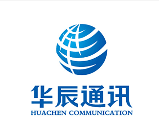 华辰电力通讯标志logo设计含义,品牌策划vi设计介绍