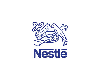 瑞士雀巢nestle标志logo设计含义品牌策划vi设计介绍