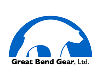 great bend gear北极熊齿轮品牌创意标志logo设计含义