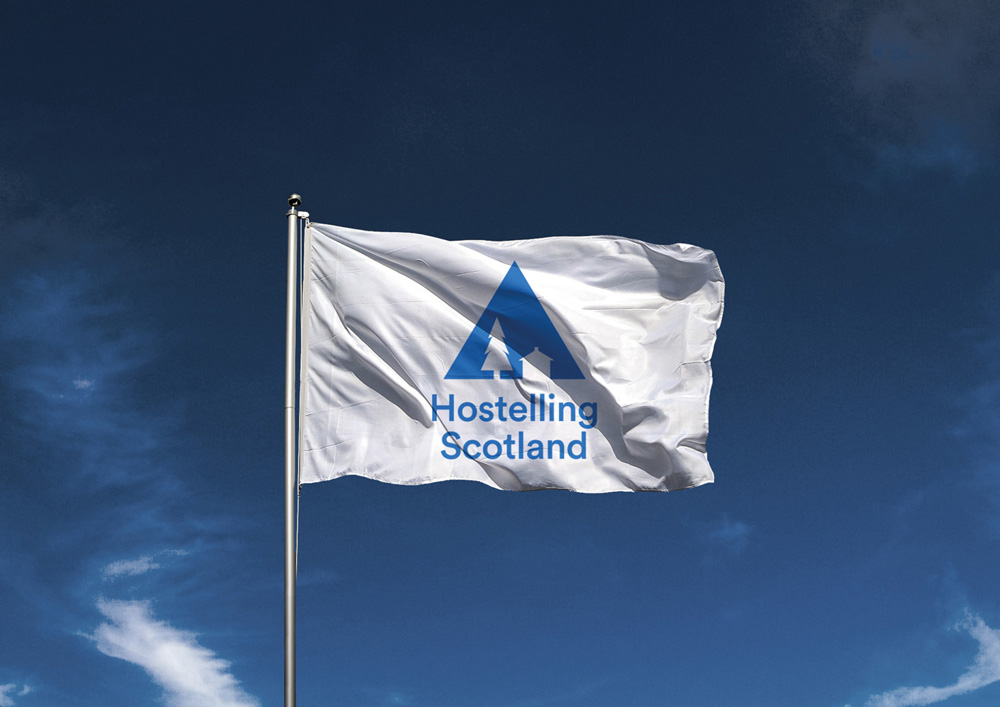 New logo and Identity for Hostelling Scotland by Frame