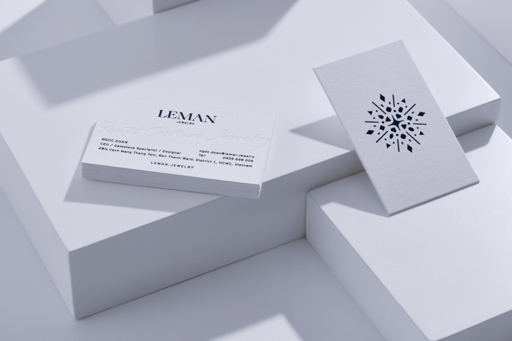 New  logo  and Identity for Leman Jewelry by M -- N Associates