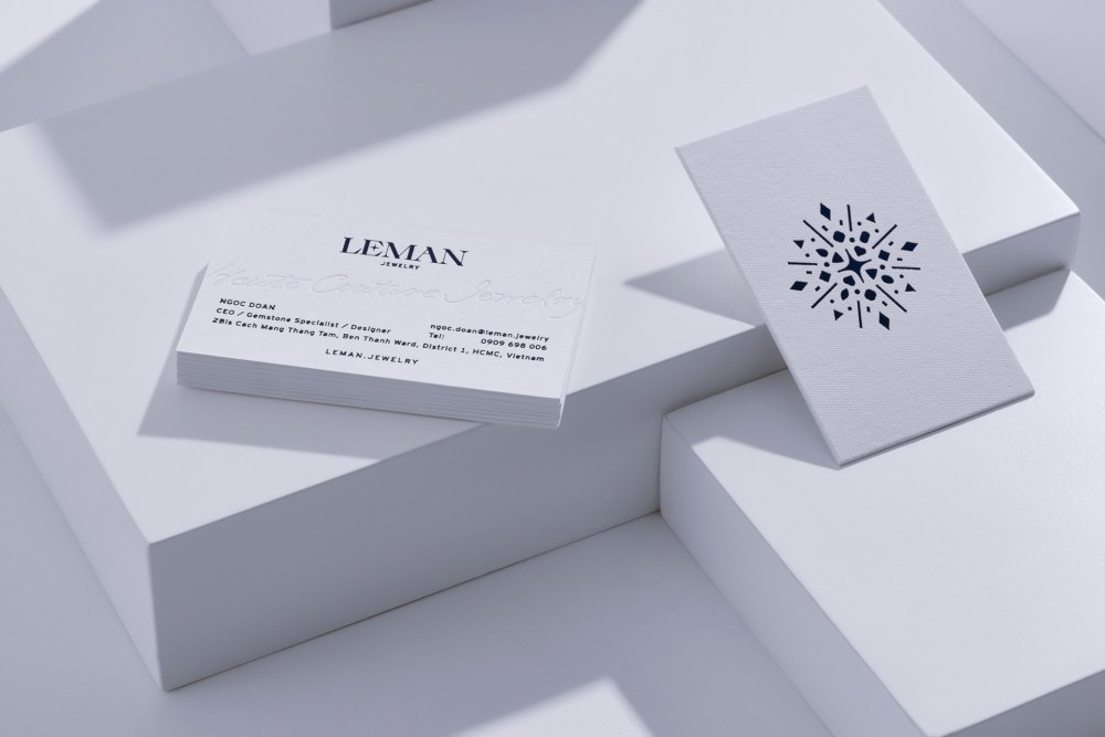 New logo and Identity for Leman Jewelry by M -- N Associates