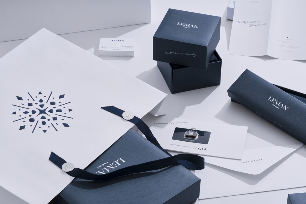 New logo and Identity for Leman Jewelry by M -- N Associates