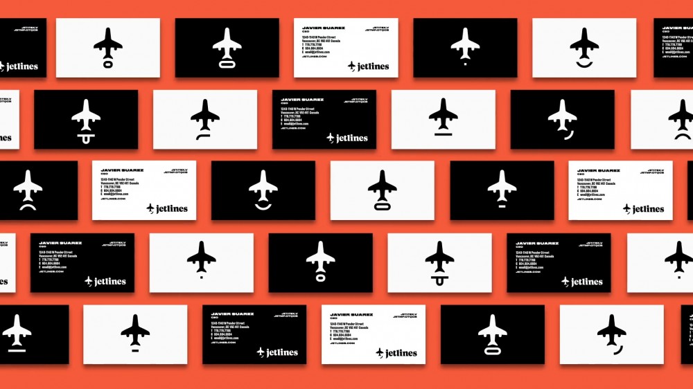 航空公司Jetlines的VI設計效果 
