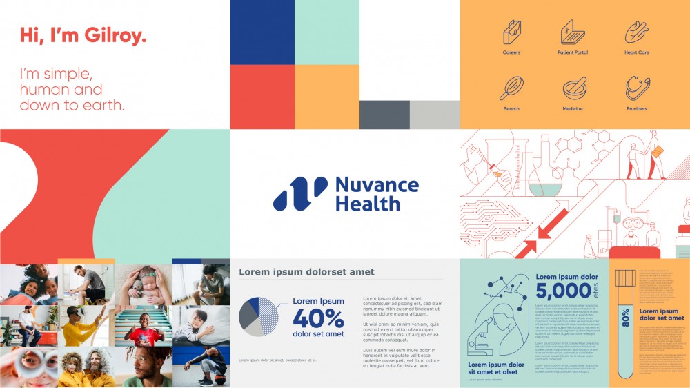 New logo and Identity for Nuvance Health by Monigle