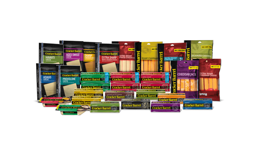 New logo and Packaging for Cracker Barrel Cheese by BrandOpus