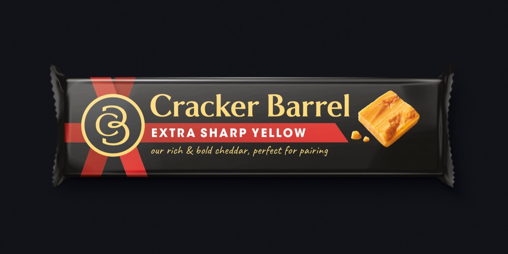 New logo and Packaging for Cracker Barrel Cheese by BrandOpus
