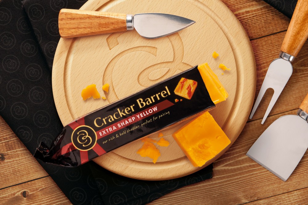 New logo and Packaging for Cracker Barrel Cheese by BrandOpus
