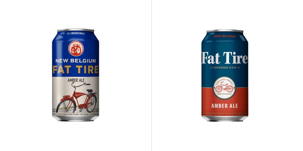 New logo and Packaging for Fat Tire by Durham Brand & Co.