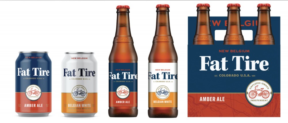 New logo and Packaging for Fat Tire by Durham Brand & Co.