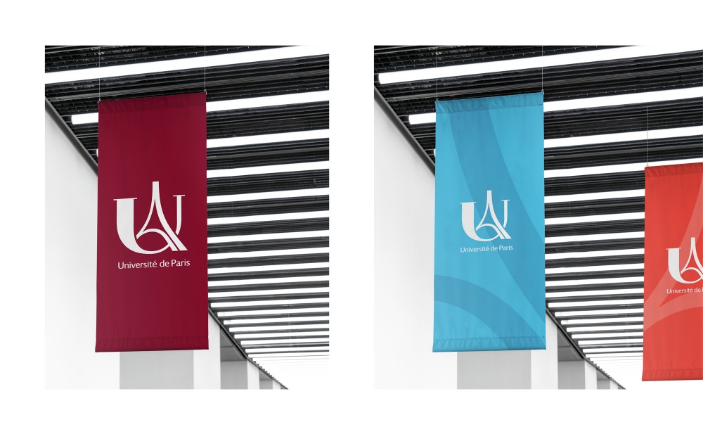 New logo and Identity for Université de Paris by Graphéine