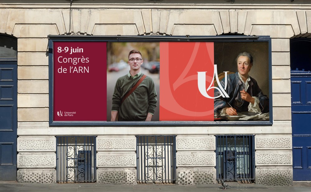 New logo and Identity for Université de Paris by Graphéine