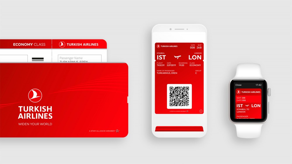 New logo and Identity for Turkish Airlines by Imagination