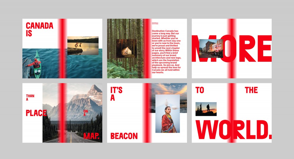 New logo and Identity for Destination Canada by Cossette