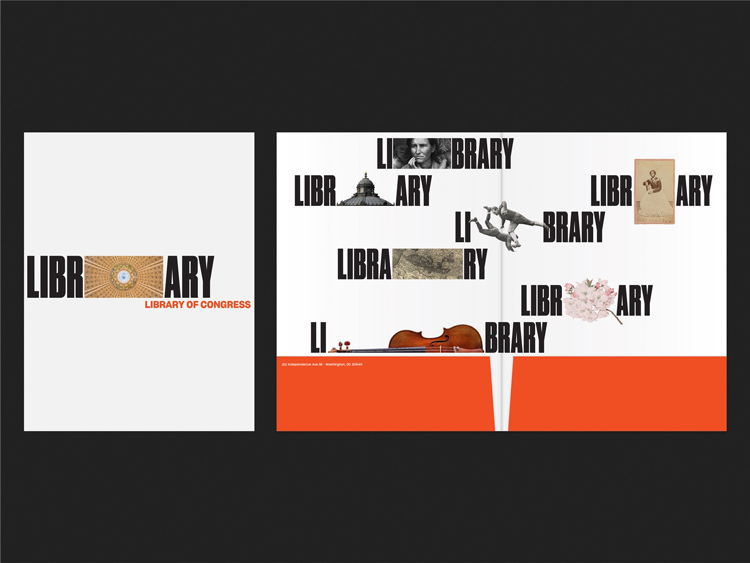 美国国会图书馆视觉vi设计内容分析