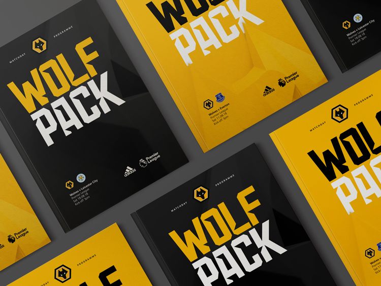 Wolves足球俱乐部品牌标志vi设计