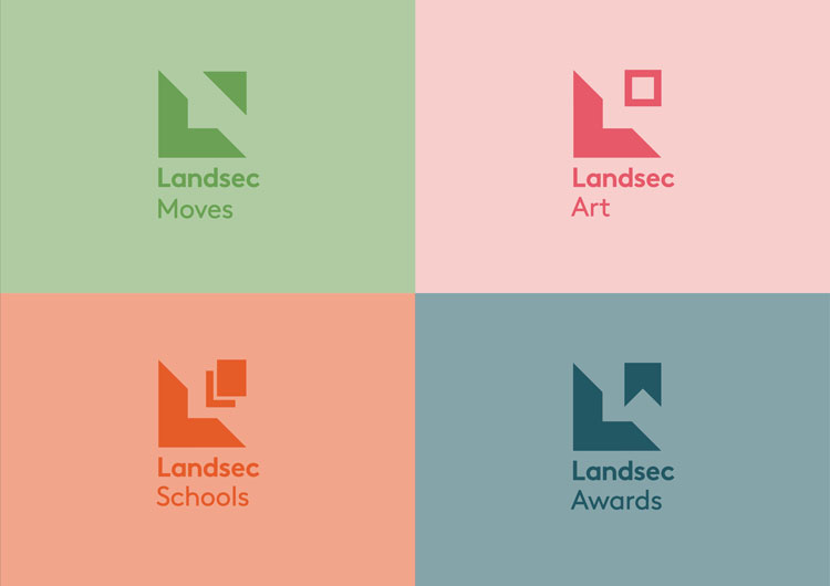 Landsec商业地产公司品牌命名和品牌vi形象设计