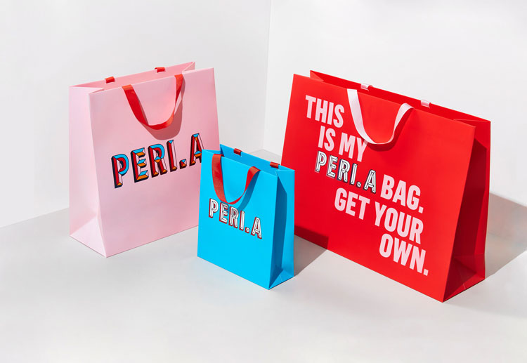 Peria女装品牌vi形象设计成功案例：时装设计师需要把自己塑造成一个品牌