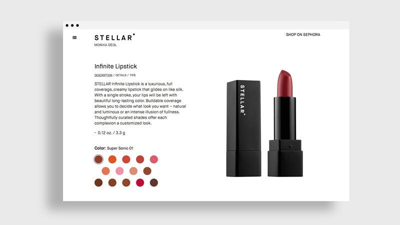 Stellar美妆公司vi品牌形象设计案例分析