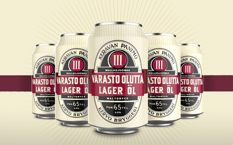 芬兰啤酒品牌Varasto品牌创意策划，品牌包装设计