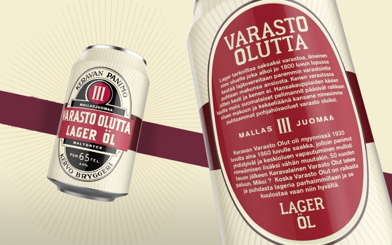 芬兰啤酒品牌Varasto品牌创意策划，品牌包装设计