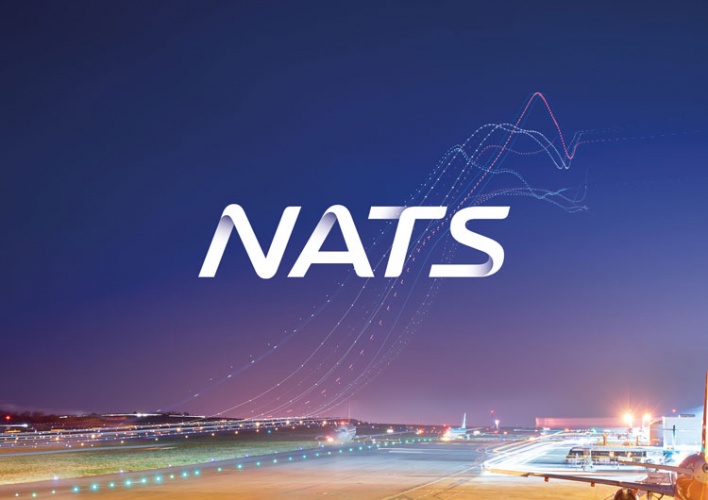 英国国家航空交通服务(NATS)视觉识别系统vis设计， 字母logo设计