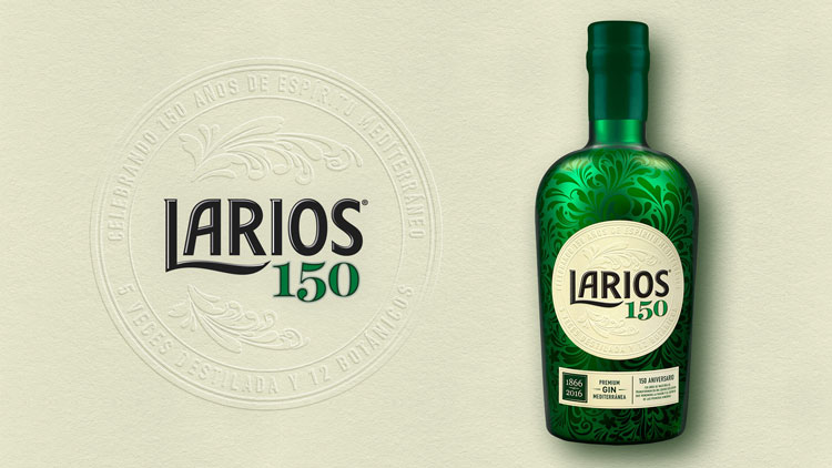 Larios Gin特别版瓶包装设计