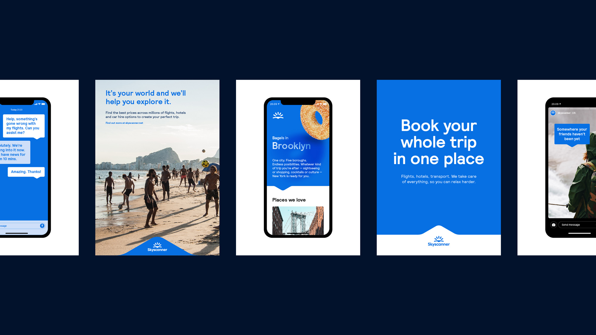 携程旗下在线旅游预订服务平台Skyscanner公司广告设计