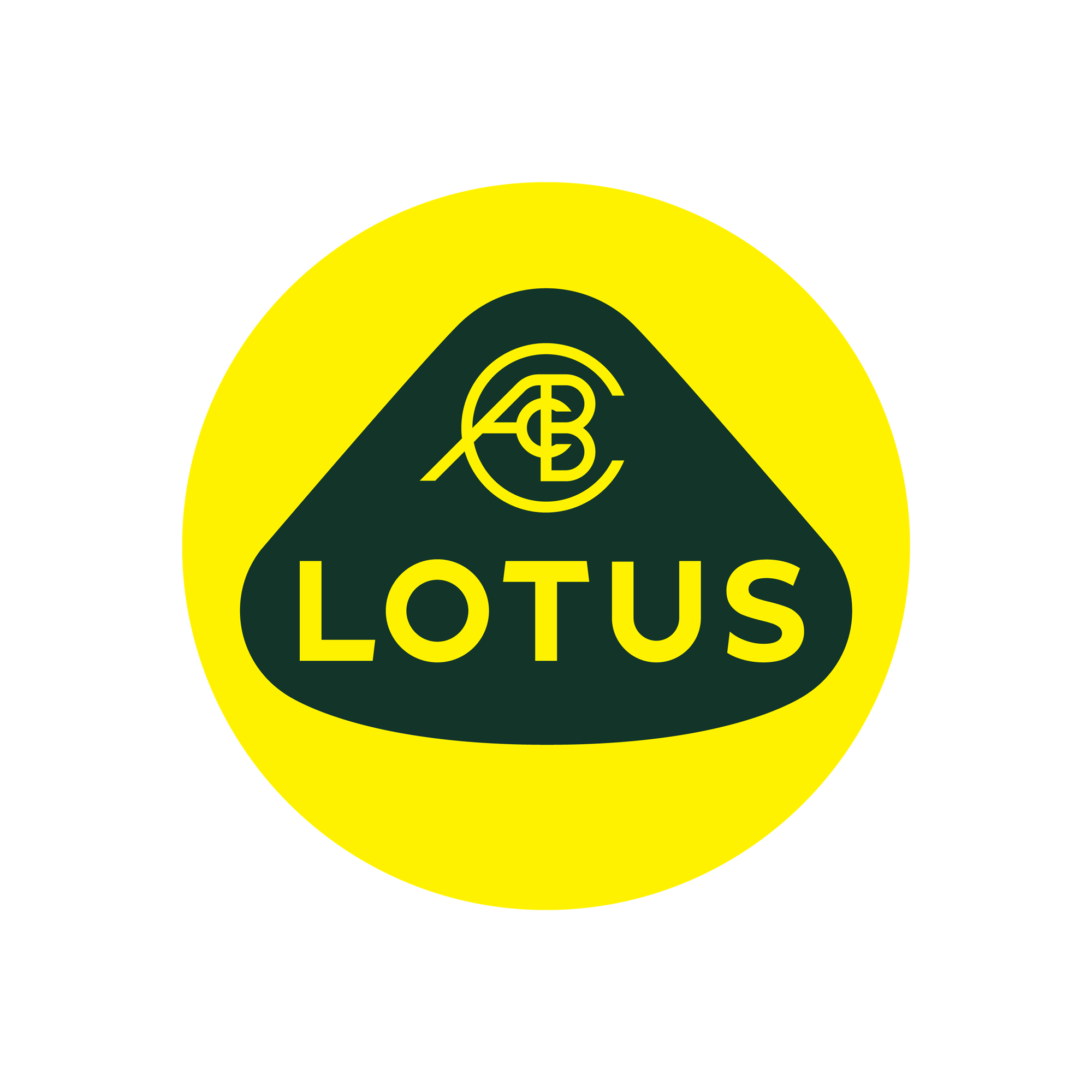 高性能跑车汽车品牌Lotus标识logo设计