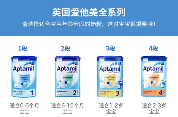 爱他美 Aptamil 标志logo设计含义 品牌策划vi设计介绍