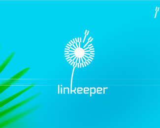 linkeeper蒲公英标志logo设计含义品牌策划vi设计介绍