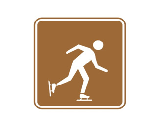 滑冰项目标志图片